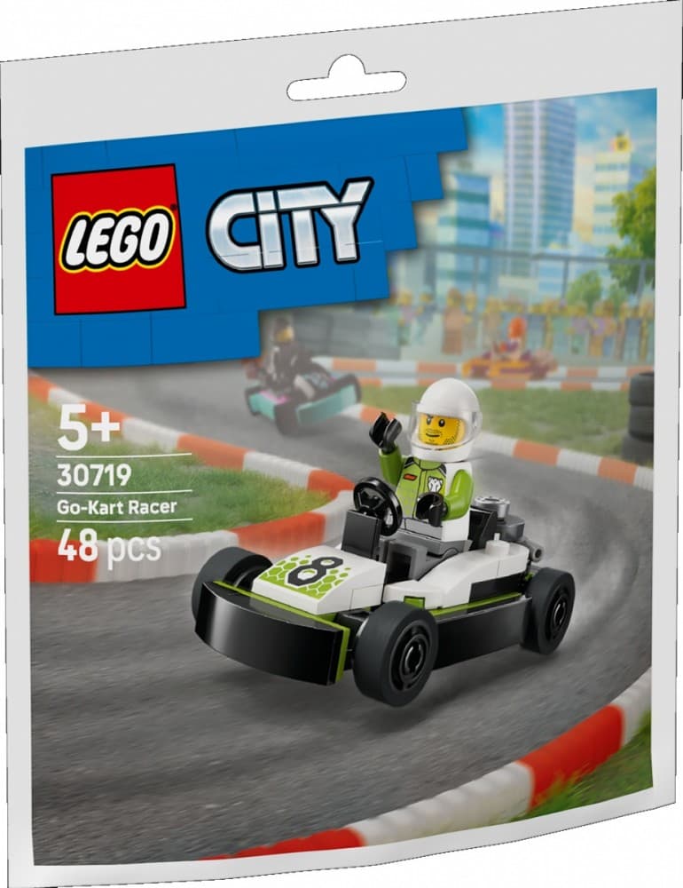 LEGO City 30719 Gokart – Dirkaški avto s figurico