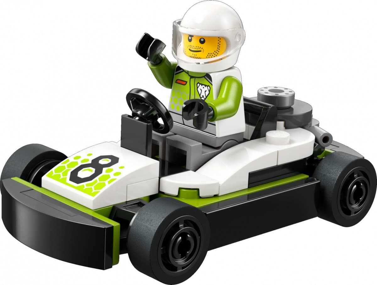 LEGO City 30719 Gokart – Dirkaški avto s figurico 7