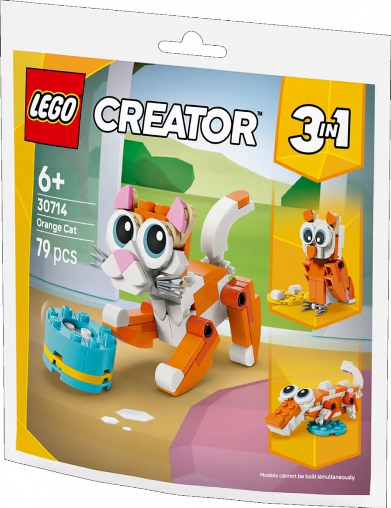 LEGO Creator 3 v 1 30714 Rdeči maček – Zgradite živali 5