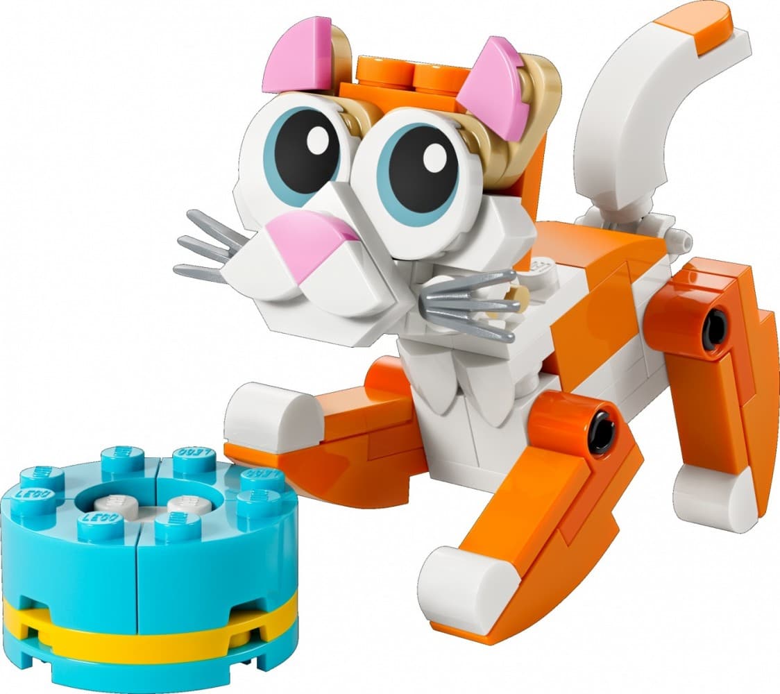 LEGO Creator 3 v 1 30714 Rdeči maček – Zgradite živali 7