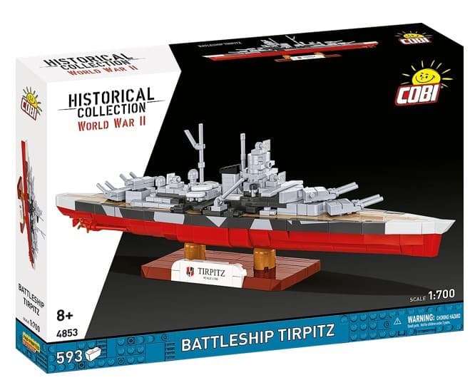 COBI KOCKI 4853 - Bojni ladji Tirpitz, 593 kock