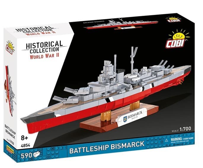 COBI KOCKI 4854 - Bojni ladji Bismarck, 590 kock
