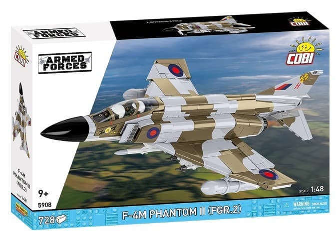 COBI KOCKI 5908 - F-4M Phantom II, britanski lovec, 728 kock
