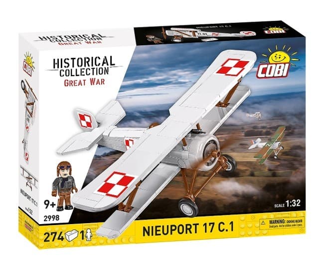 COBI KOCKI 2998 - Nieuport 17 C.1, francoski lovec, 274 kock