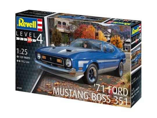 Model avtomobila Revell 71 Ford Mustang Boss 351, 1/25