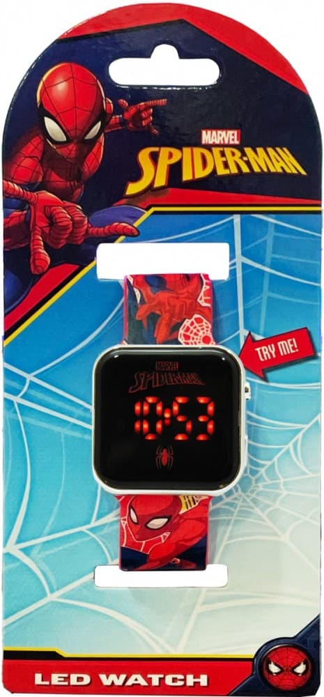 Otroška LED ura Spiderman z datumom