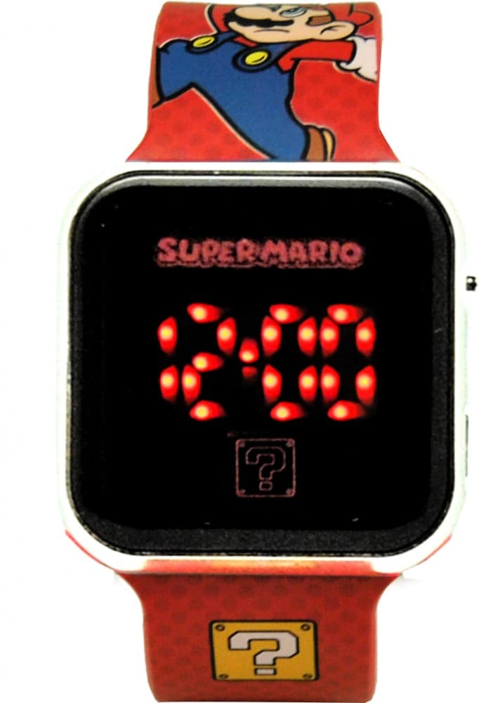 Otroška LED ura Super Mario z datumom 8