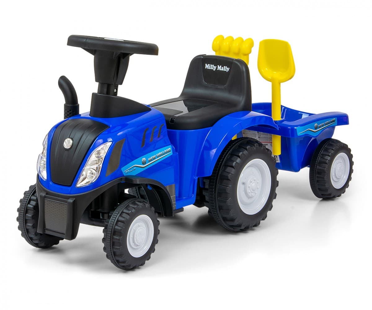 Voziček traktor New Holland T7, moder