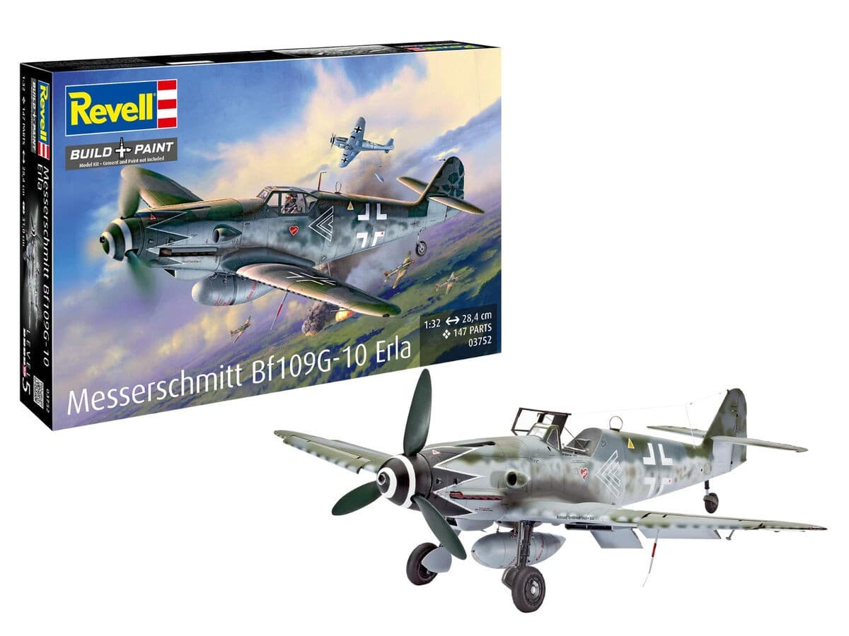 Plastični model letala Messerschmitt Bf109G-10 Erla, 1:32
