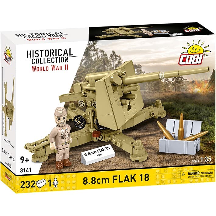 COBI Kocke 3141 – 8,8 cm Flak 18 (Afrika Korps)