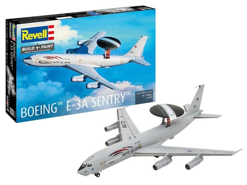 Plastični model letala Boeing E-3A Sentry, 1:144