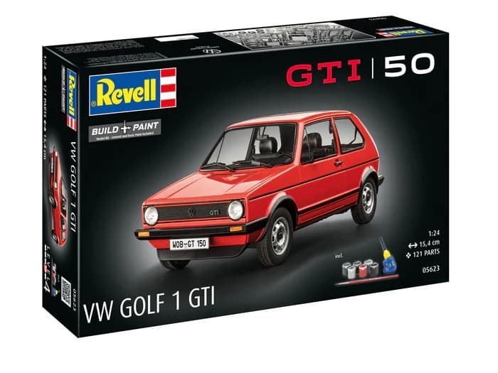 Plastični model avtomobila VW Golf 1 GTI "50 Years", 1:24 5