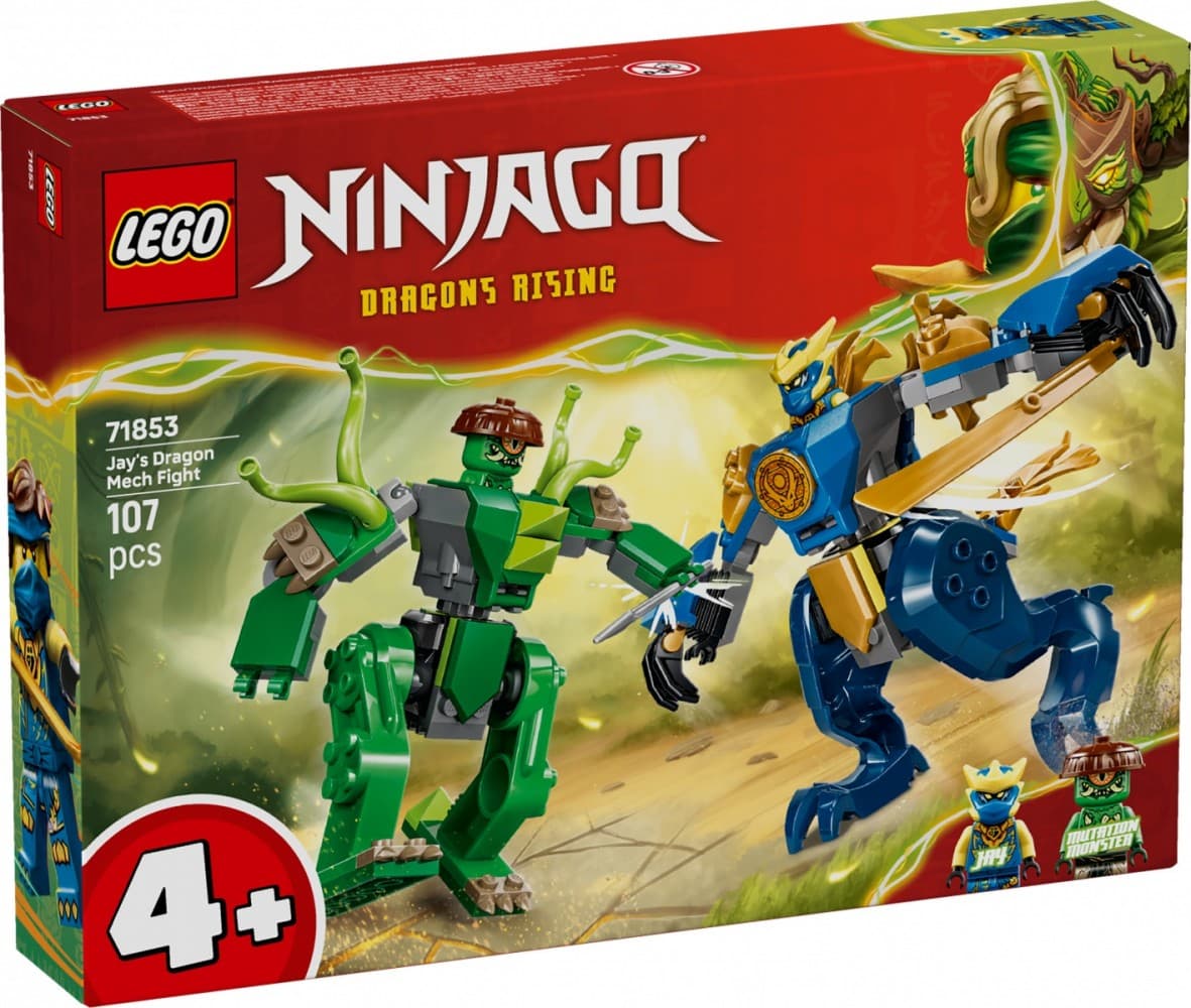 LEGO NINJAGO Bitka v smrtonosnem mehu Jaya (71853) za otroke od 4 let