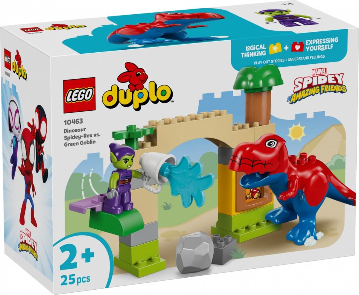 LEGO DUPLO Marvel Dinozaur Spidey-Rex in Zeleni Goblin (10463)