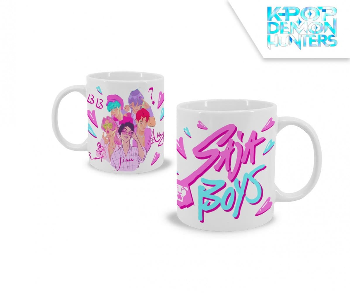 Keramičen Vrč K-POP Demon Hunters Saja Boys 325ml 5