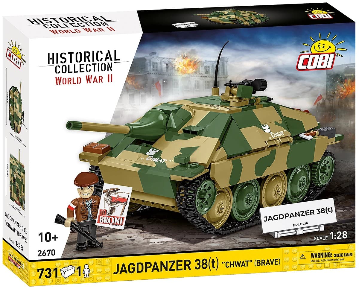COBI Kocke Jagdpanzer 38(t) "Chwat"(Poljski prevzem) - 731 kos.