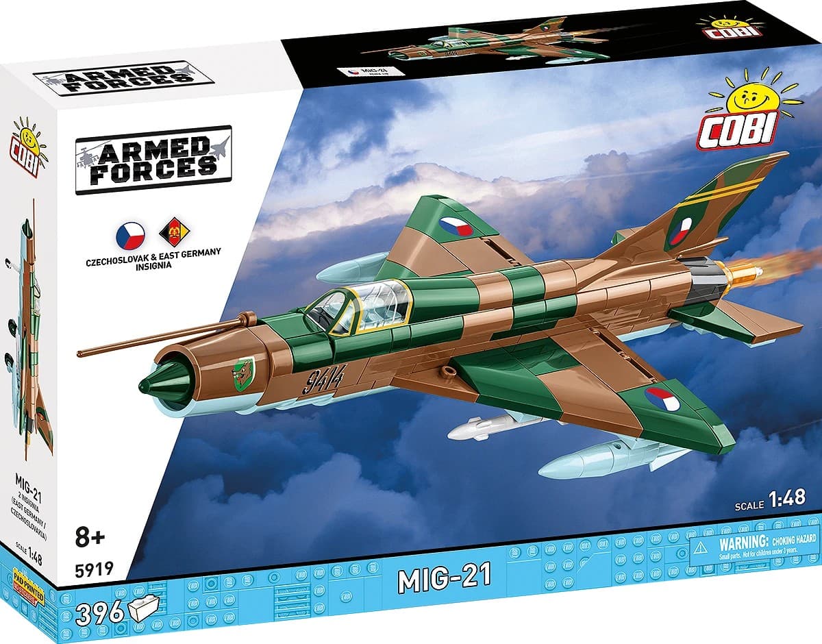 COBI Kocke MiG-21 (Lovski bombnik) - 396 kos.