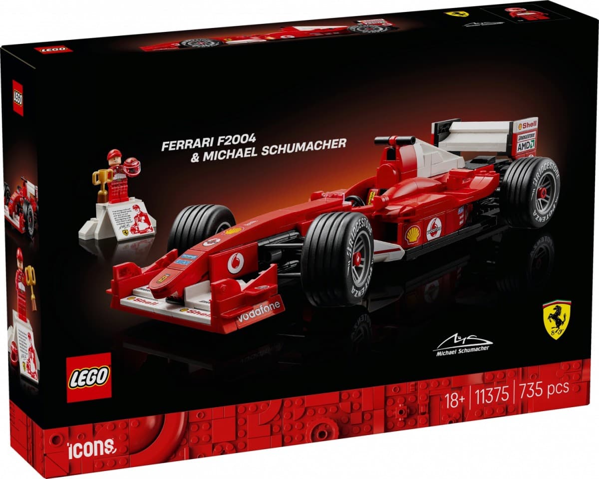 LEGO Icons Ferrari F2004 & Michael Schumacher 11375