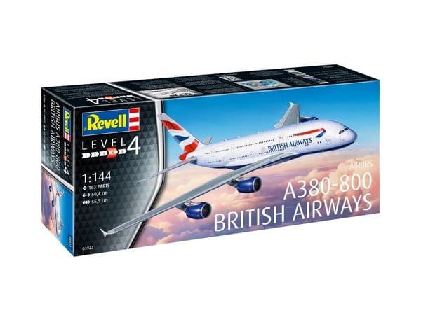 Model letala Airbus A380-800 British Airways Revell 1:144