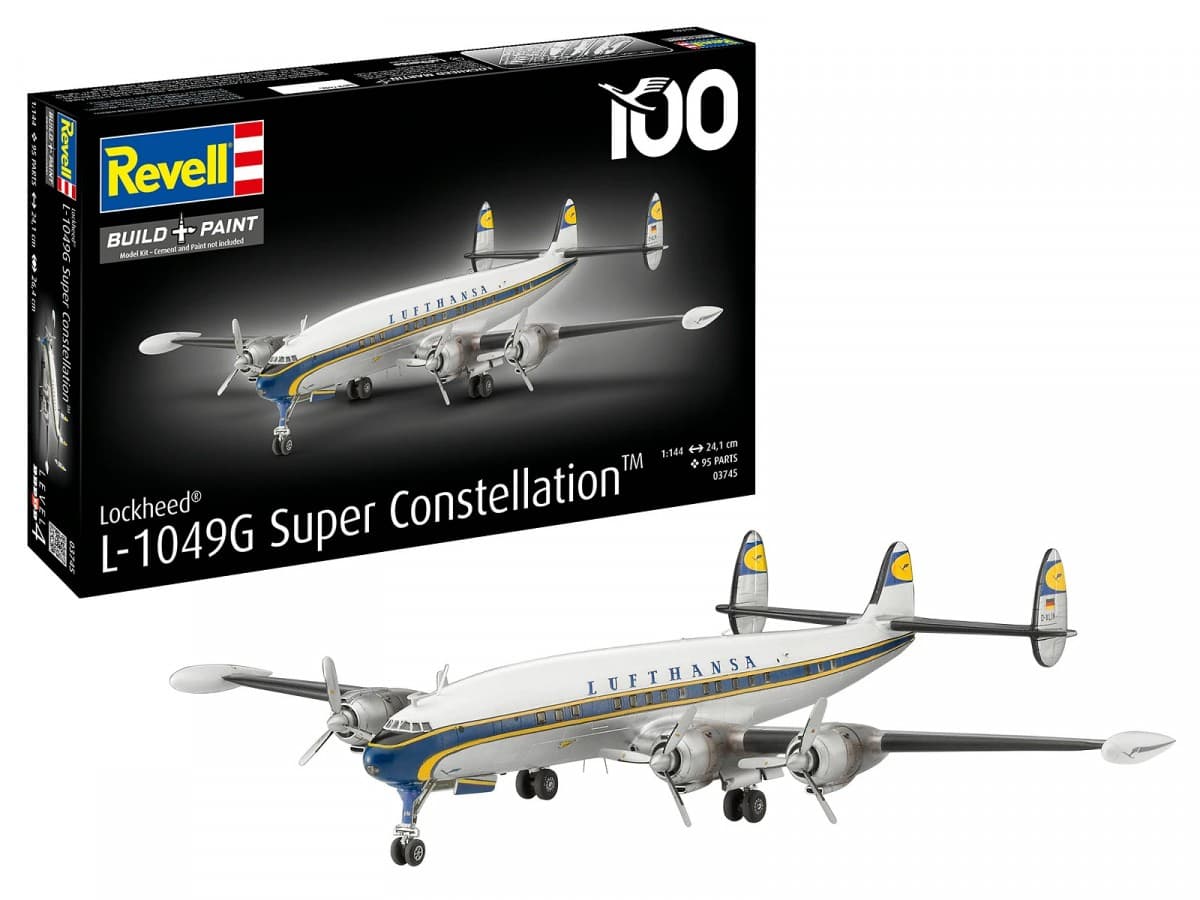 Model letala Lockheed L-1049G Super Constellation Lufthansa Revell 1:144
