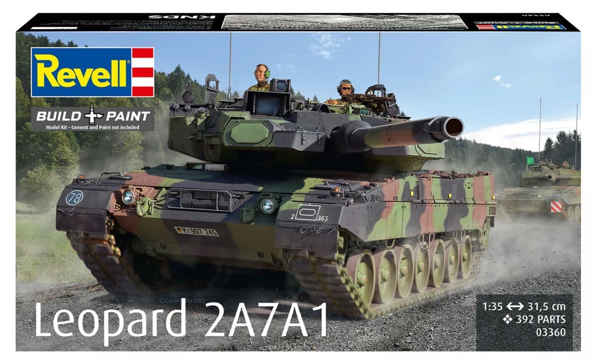 Plastični model tanka Leopard 2A7A1 Revell 1:72