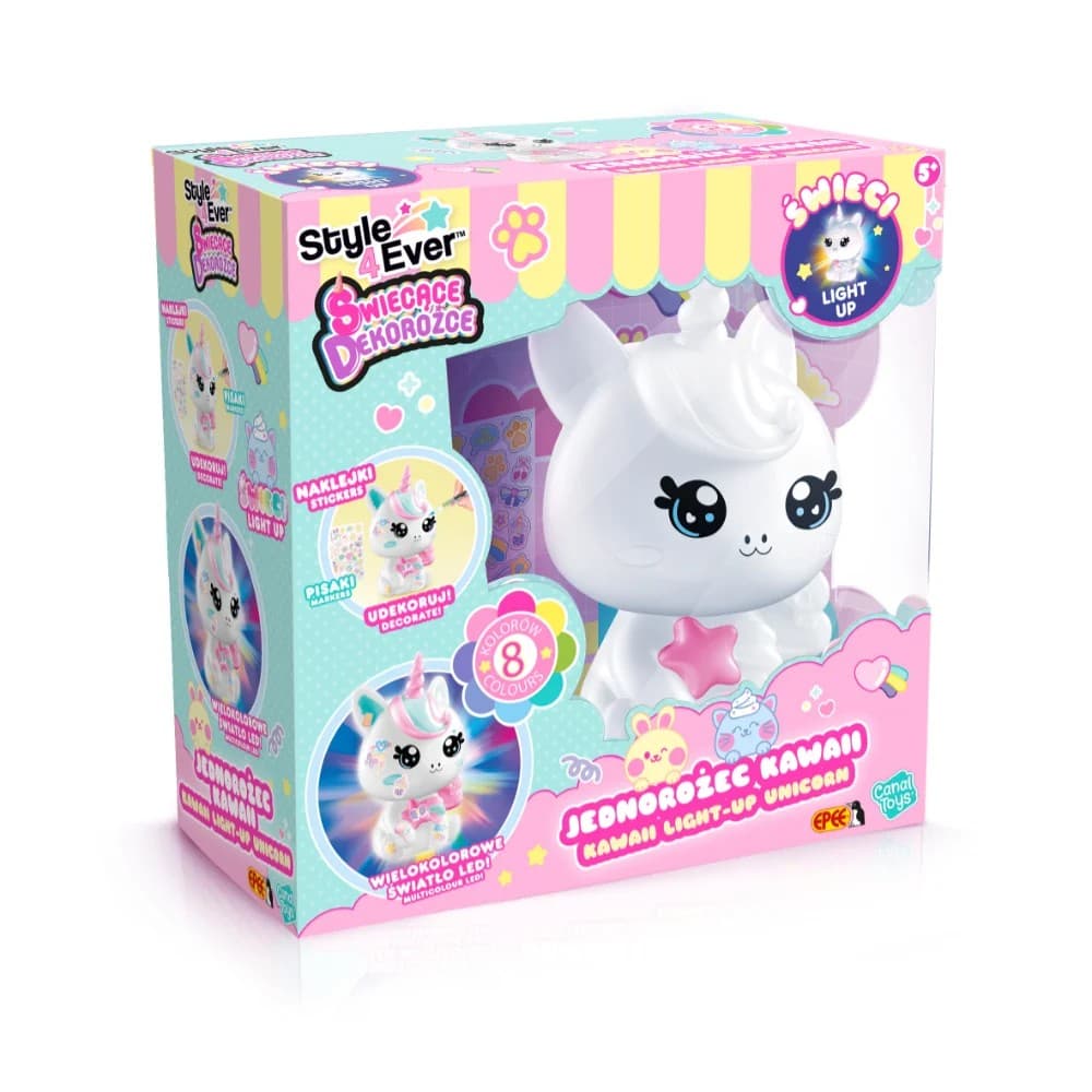 Kreativni set Dekorožci - enorožec v kawaii stilu EPEE