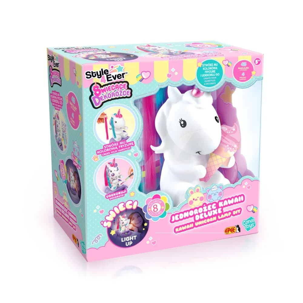 Kreativni set Dekorožci - enorožec Deluxe v kawaii stilu EPEE