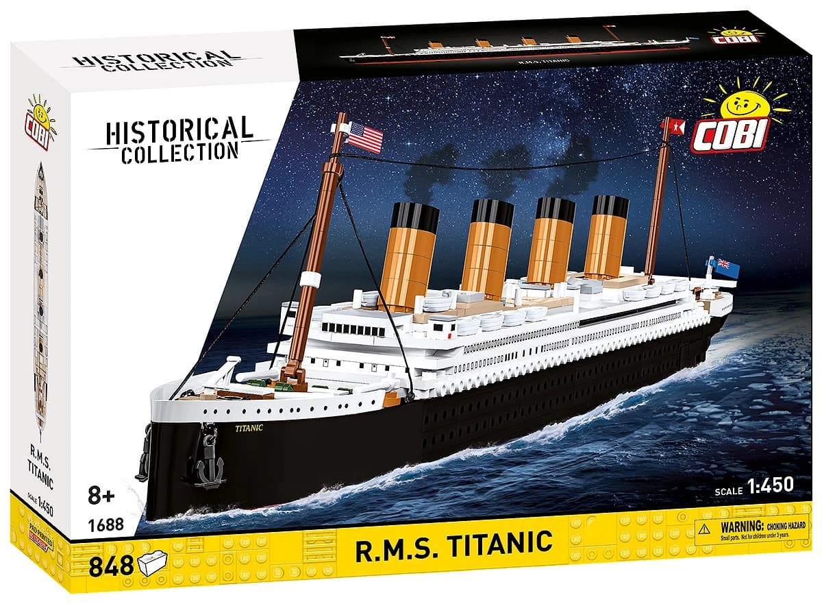 Sestavljive kocke COBI RMS Titanic 1:450, 848 kosov