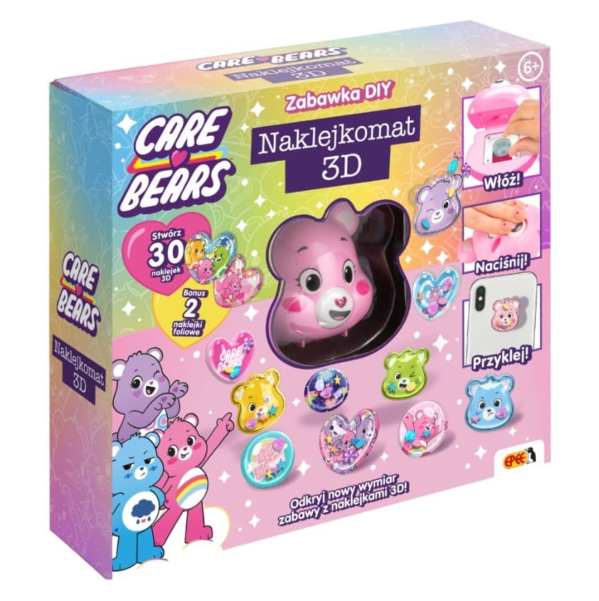 EPEE naklejkomat 3D Care Bears, roza