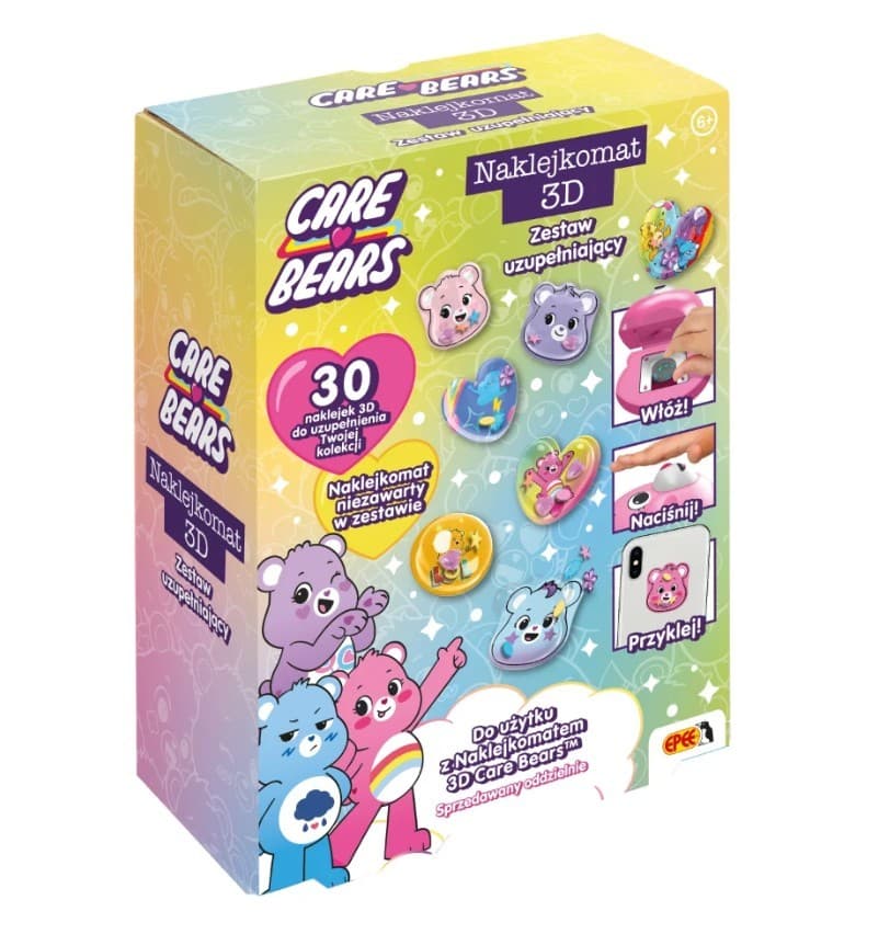 EPEE naklejkomat 3D Care Bears - nadomestni set