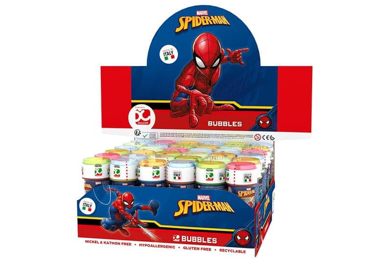 ARTYK Mehurčki / milni mehurčki 60 ml, display 36 kosov (Spiderman)