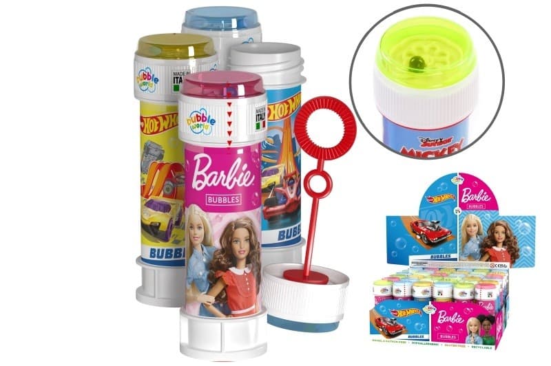 ARTYK Mehurčki / milni mehurčki 60 ml, display 36 kosov (Barbie/Hot Wheels)