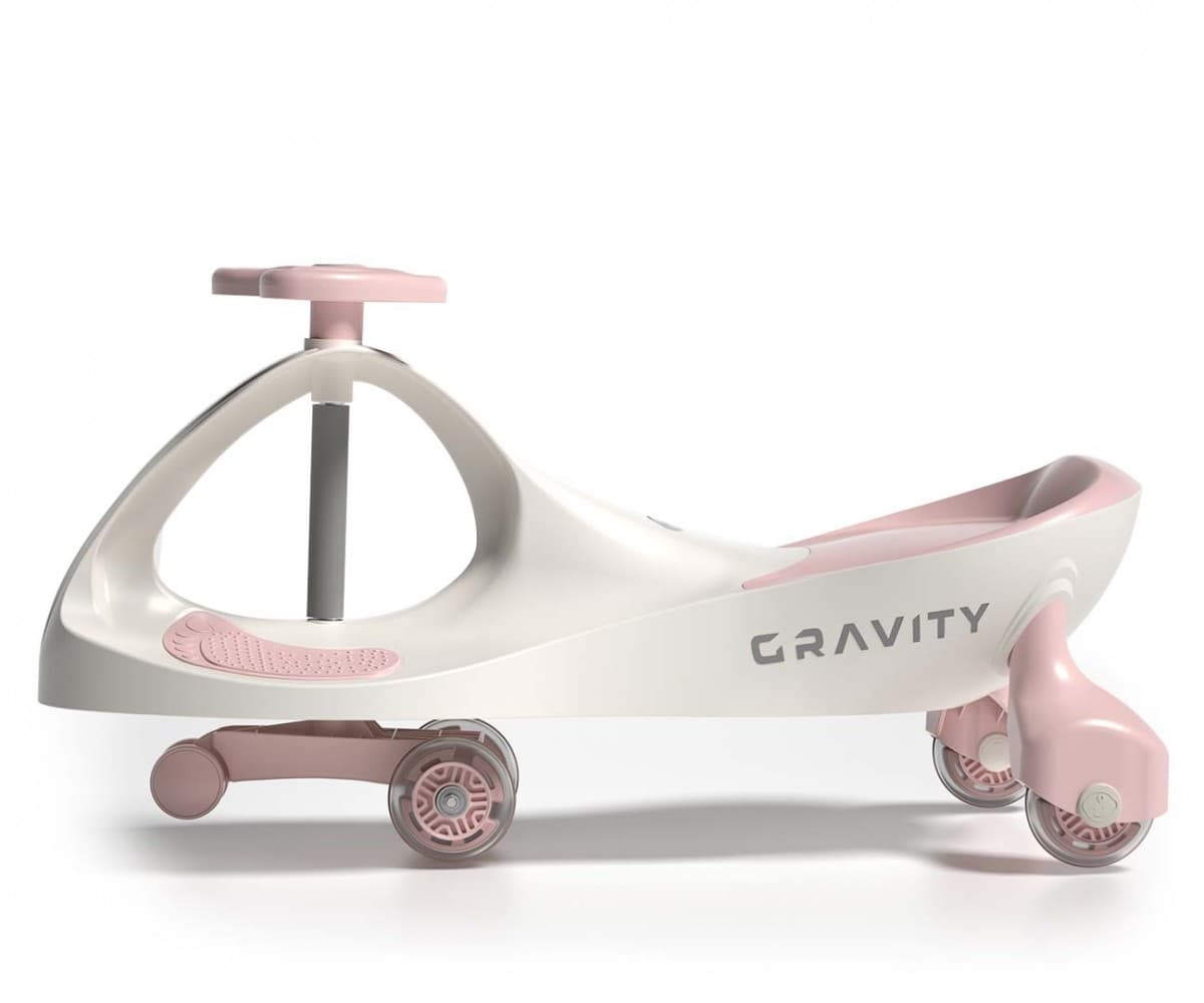 Gugalnik - gokart gravity Mlly Mally, cream pink 7