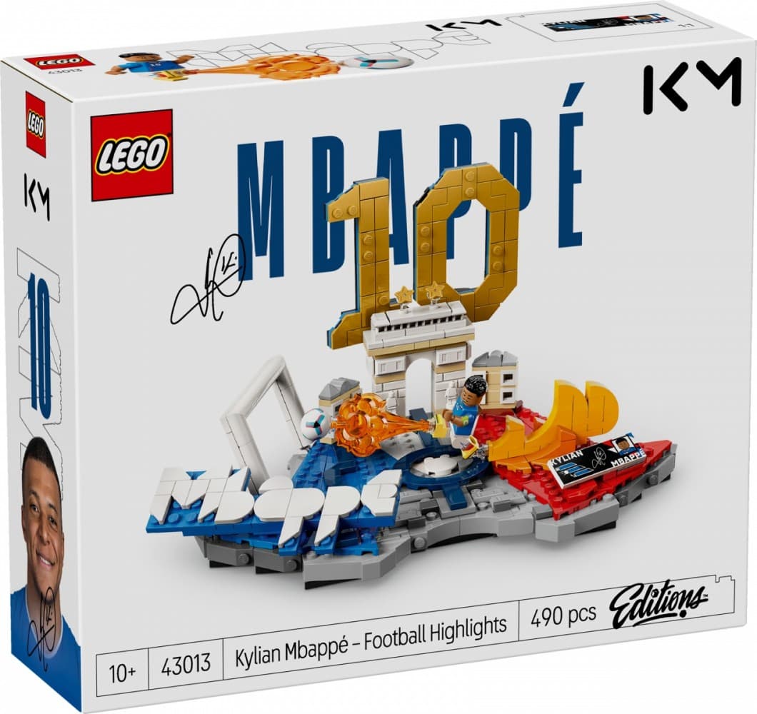 LEGO EDITIONS 43013 Kylian Mbappé - Nogometni trenutki