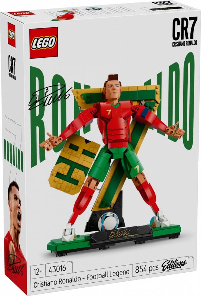 LEGO 43016 Cristiano Ronaldo - nogometna zvezda, kolekcionarski komplet
