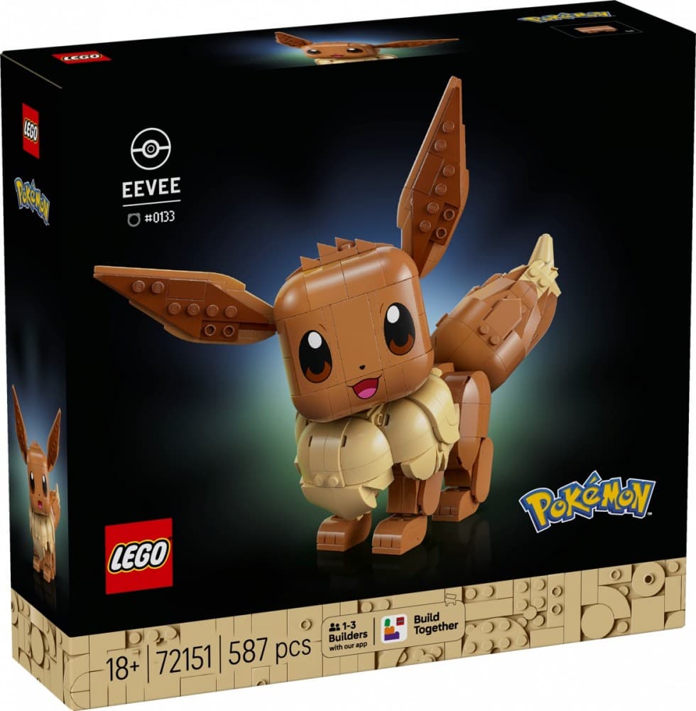 LEGO Pokemon 72151 Eevee - sestavljiva figura