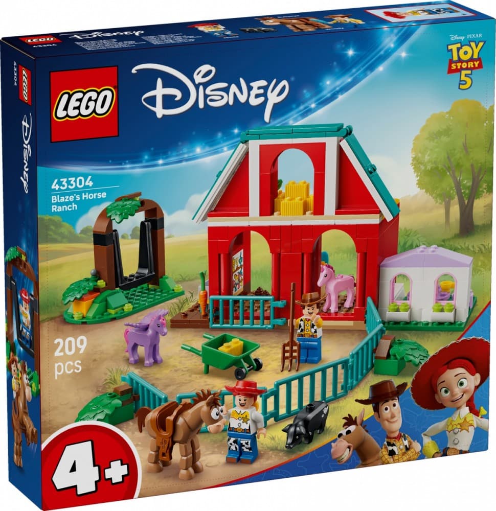 LEGO Disney Pixar Toy Story 5: Konjsko ranč Blaze'a (43304)