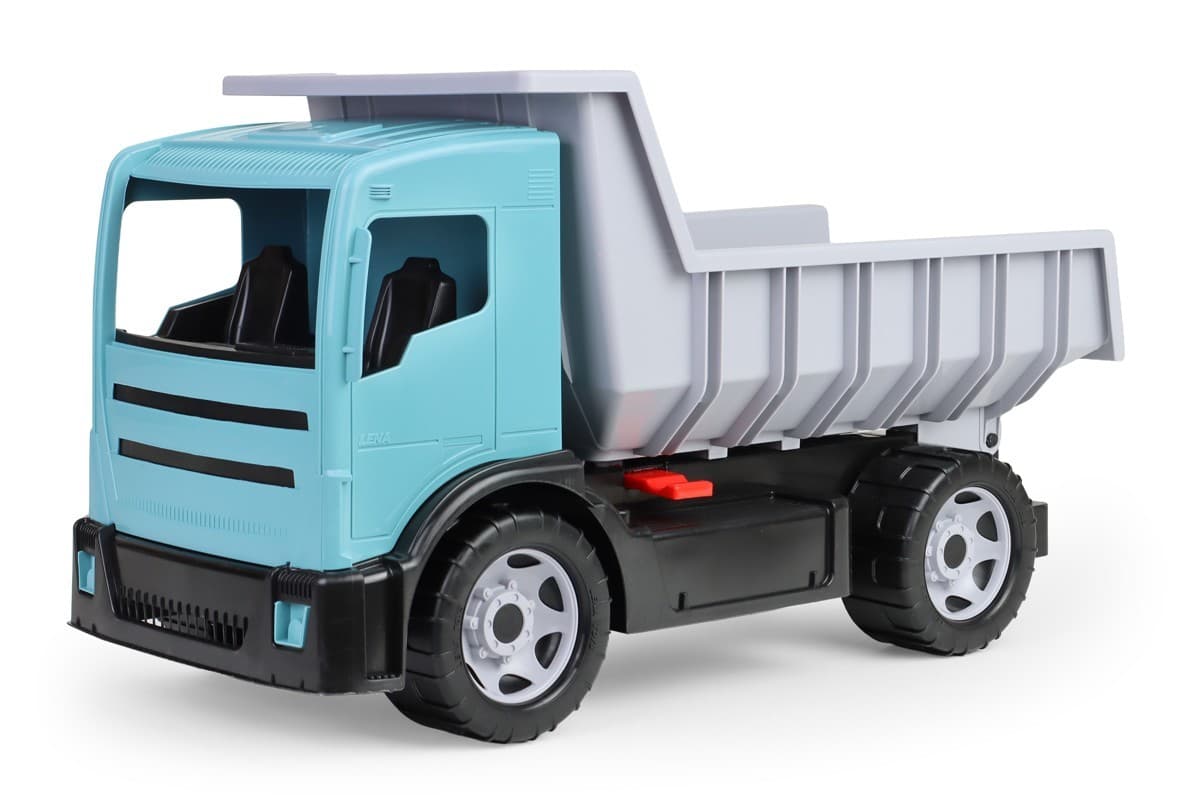 LENA Giga Trucks tovornjak - kiper, turkizna, 61 cm