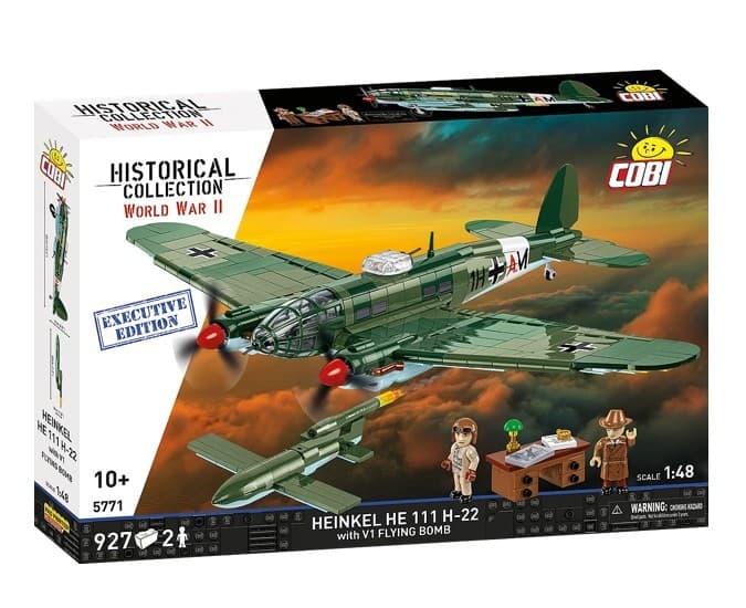 COBI Kocke Heinkel He 111 H-22 z letečo bombo V1, 927 elementov