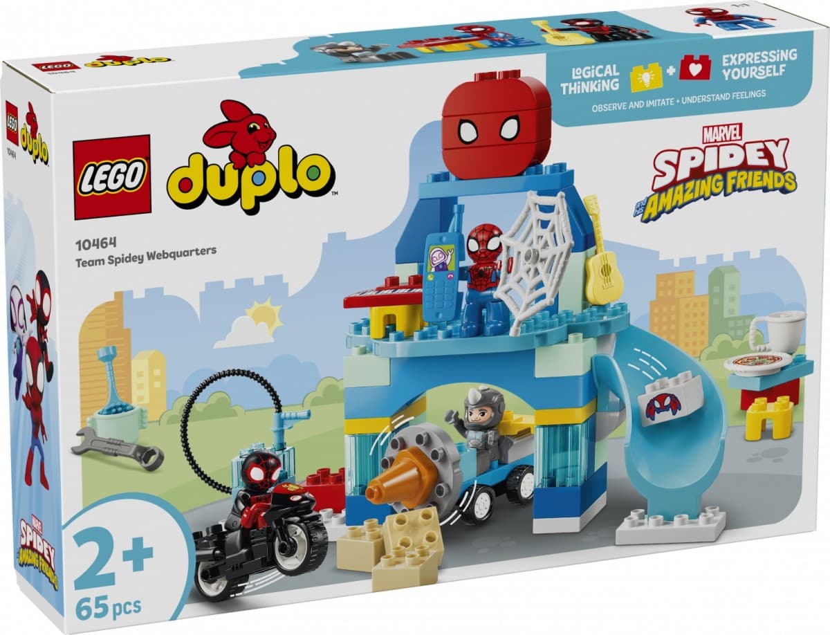 LEGO DUPLO Disney Marvel Pajkova skrivališče (10464)
