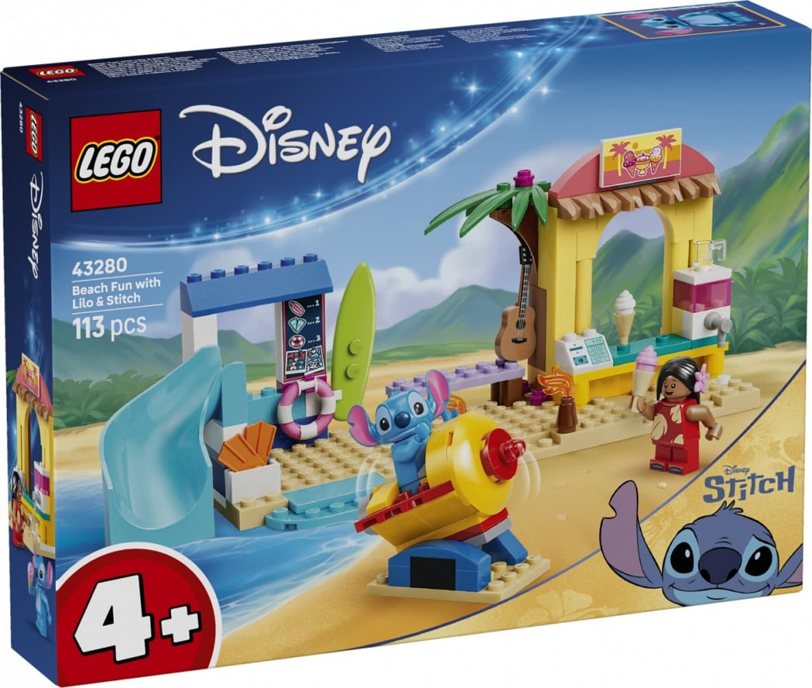 LEGO Disney Plaža z Lilo in Stitchom 43280