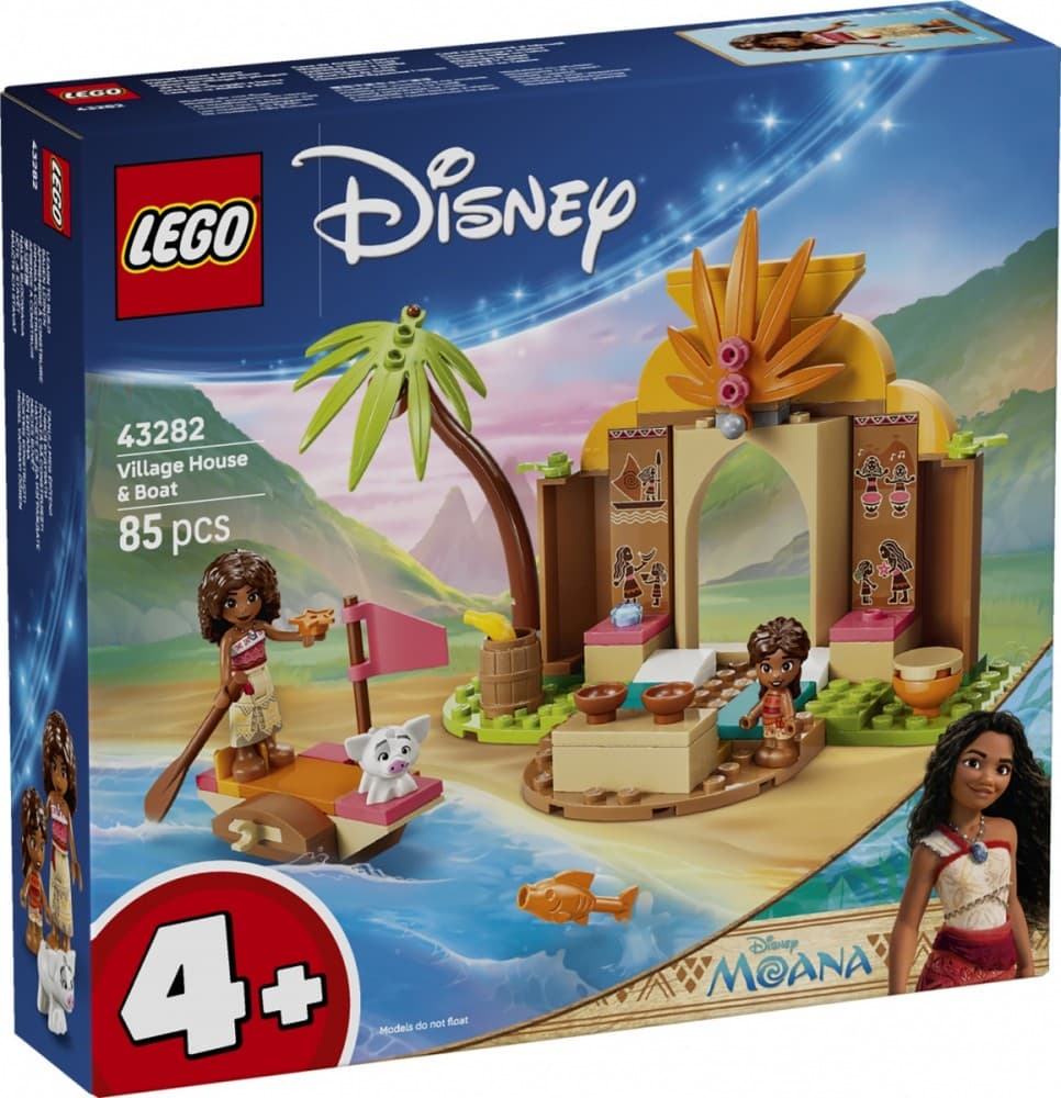 LEGO Disney Vaiana Koča in čoln 43282