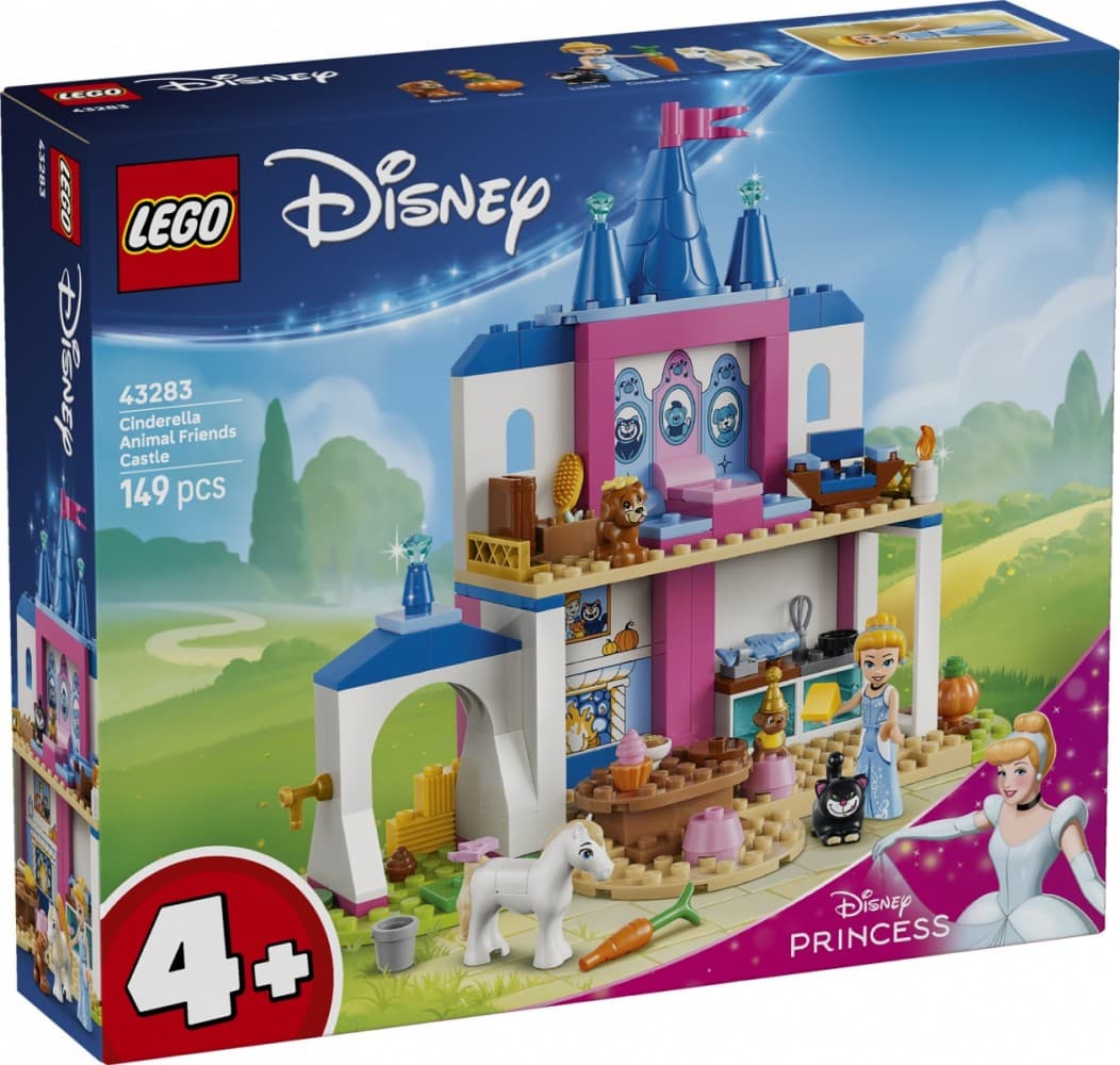 LEGO Disney Pepelkin grad in živalski prijatelji 43283