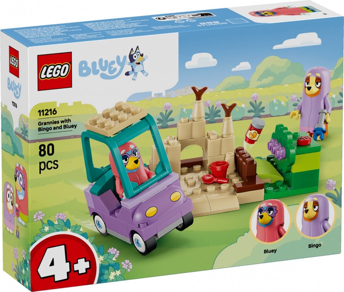 LEGO Bluey Babice z Bingo in Blue 11216