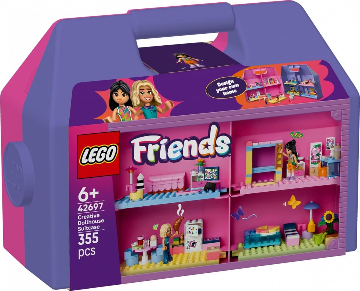 LEGO Friends 42697 Kreativna kovčka z domom za punčke