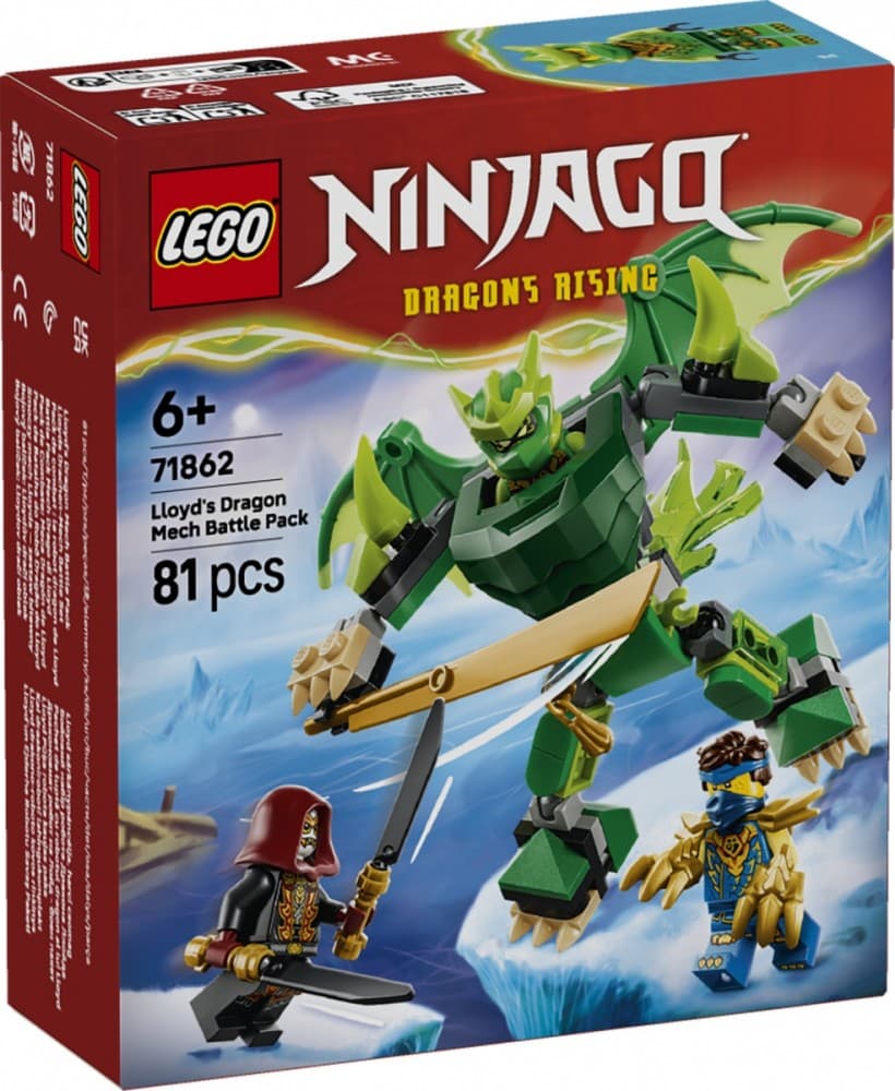 LEGO Ninjago 71862 Zmajev meh Lloyda - borbeni set