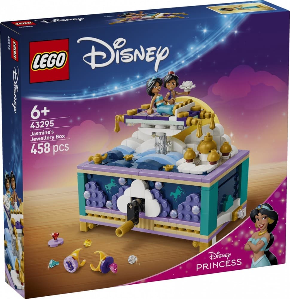 LEGO Disney Džasminina škatla za nakit 43295