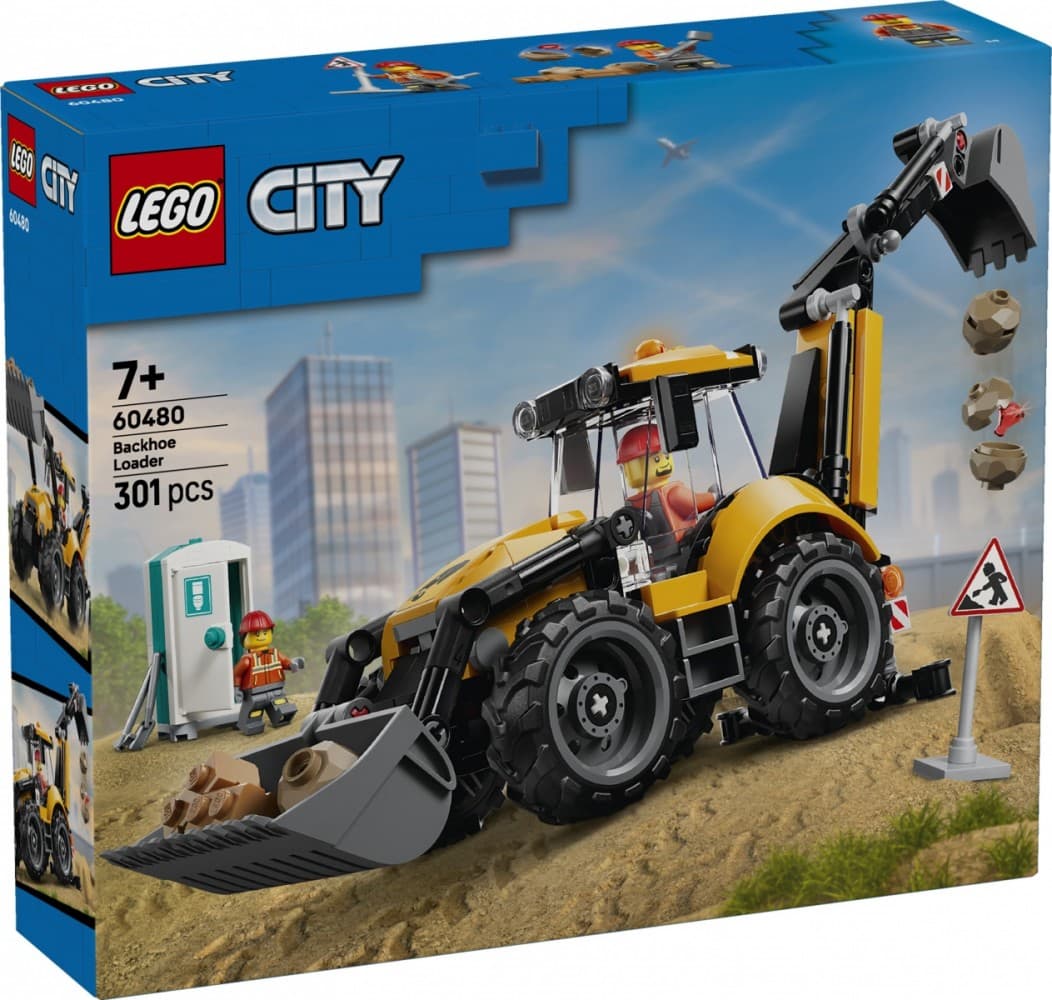 LEGO City 60480 Rumena rovokopač