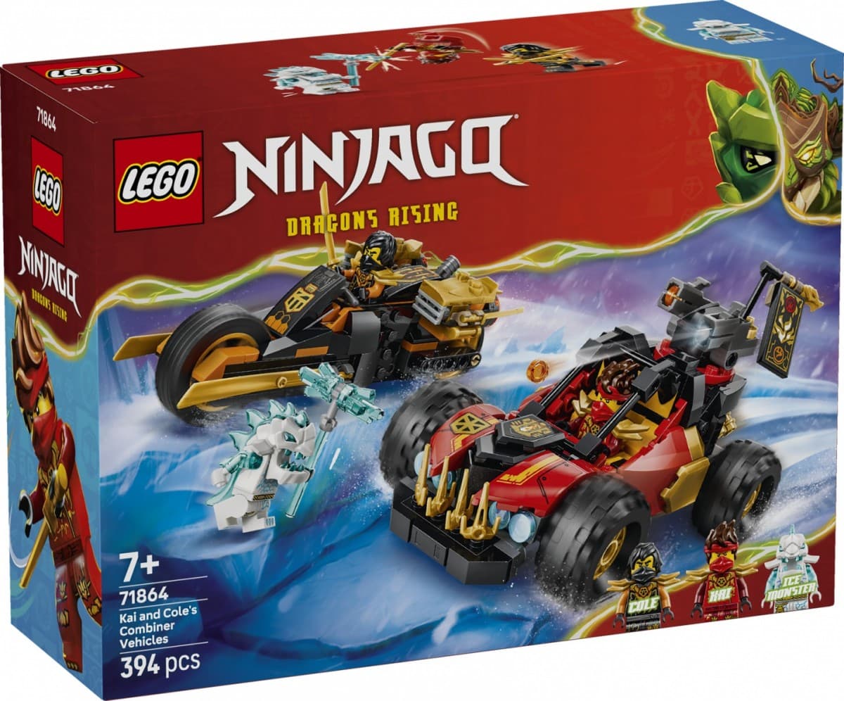 LEGO Ninjago 71864 Večnamenska vozila Kaia in Colea