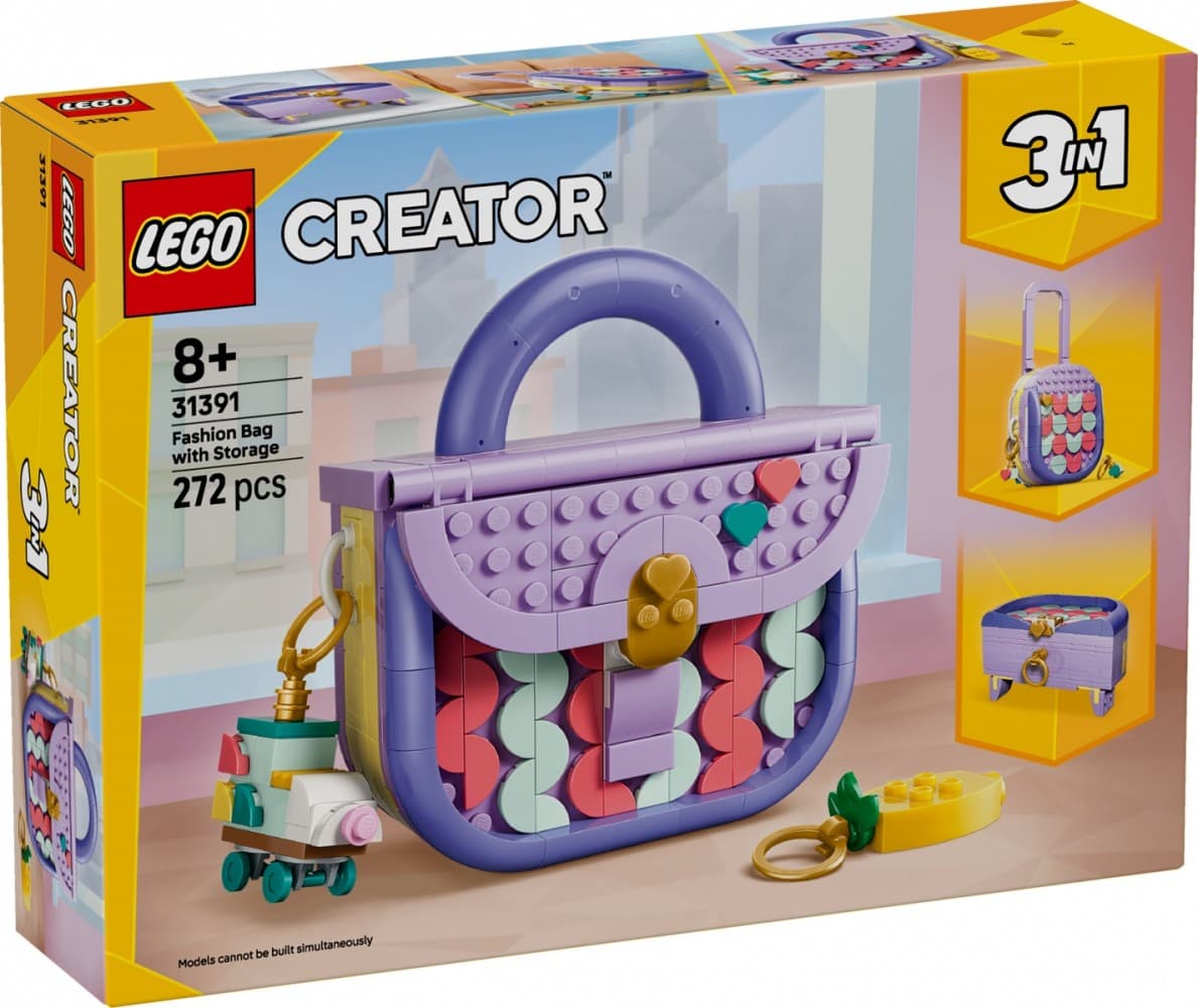 LEGO Creator 3v1 31391 Modna denarnica s predalom